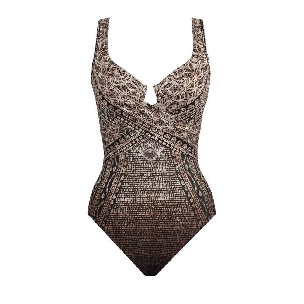 Miraclesuit Cappadocia Crisscross Escape Underwire One-Piece Swimsuit Black 16